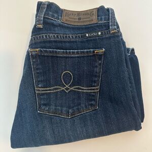 Lucky Brand Dark Blue Sofia Bootcut Jeans size 4, 27 inseam